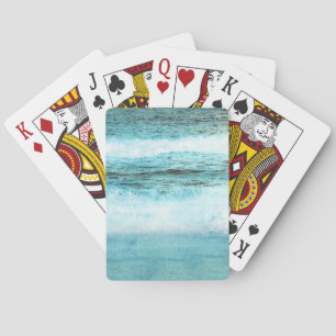Jeu De Cartes Plage Blue Ocean Waves