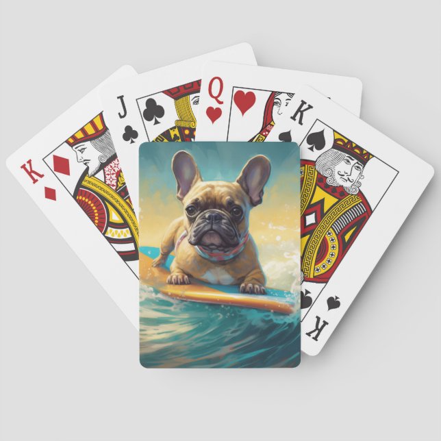 Jeu De Cartes Plage de Bulldog (dos)
