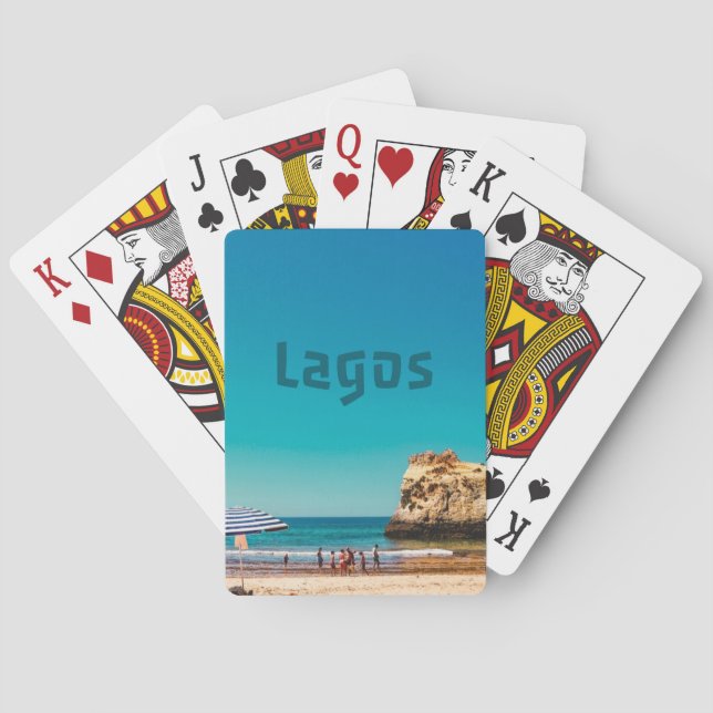 Jeu De Cartes Plage de Lagos (dos)