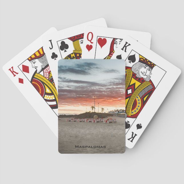 Jeu De Cartes Plage de Maspalomas (dos)