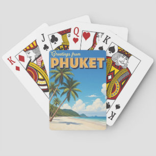 Jeu De Cartes Plage de Patong à Phuket Thaïlande Voyage