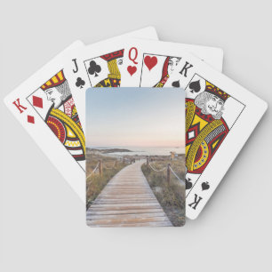 Jeu De Cartes Plage d'es Pujols à l'aube