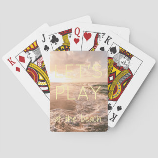 Jeu De Cartes Plage Thématique Jouer des cartes avec devis