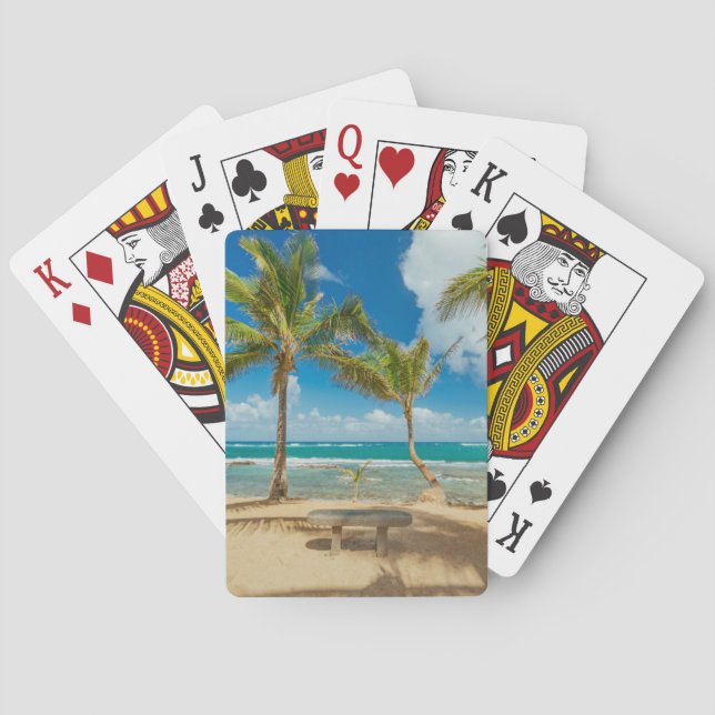 Jeu De Cartes Plages tropicales | Kuau Cove Beach, Maui Hawaii (dos)