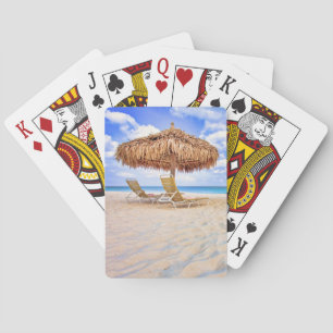 Jeu De Cartes Plages tropicales   Plage de sable d'Aruba