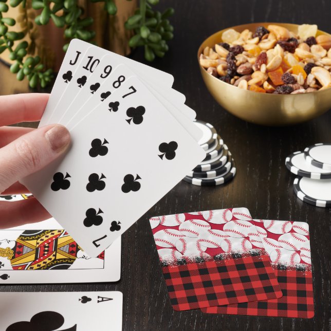 Jeu De Cartes Plaid and Baseball (In Situ)