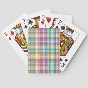 Jeu De Cartes Plaid au printemps/Pâques/tartan