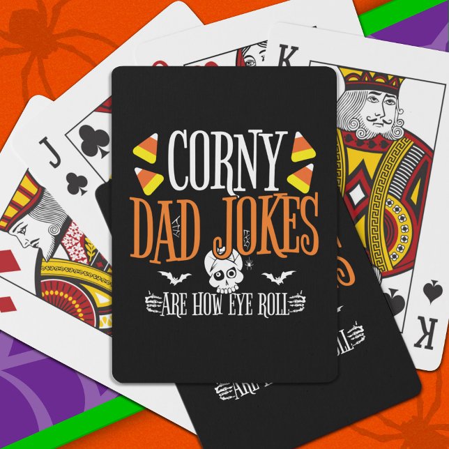 Jeu De Cartes Plaisanterie Roll d'oeil Halloween Corny Papa plai (Créateur téléchargé)