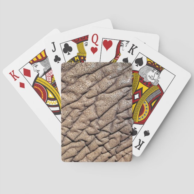 Jeu De Cartes Plan rapproché de la peau d'éléphant africain (dos)