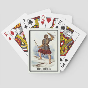 Jeu De Cartes Planche de vélo classique Clan MacInnes Écosse