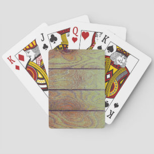 Jeu De Cartes Plancher en bois
