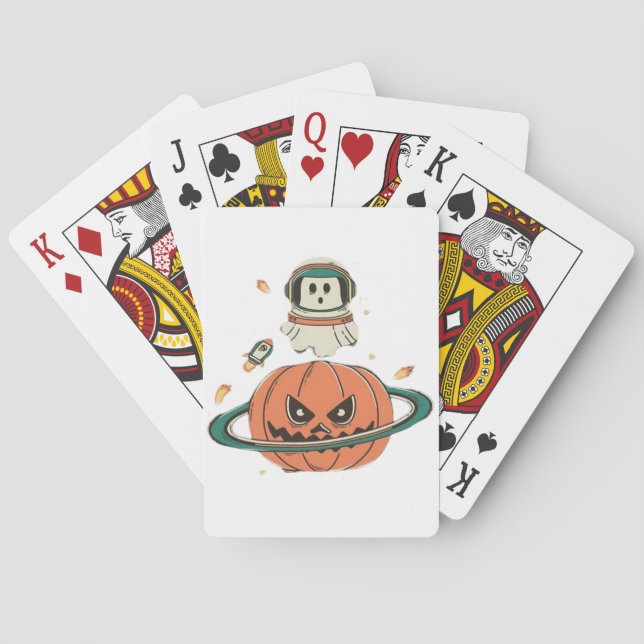 Jeu De Cartes Planète citrouille (dos)