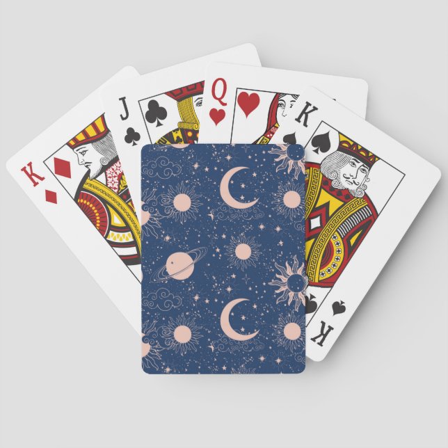 Jeu De Cartes Planètes et étoiles Motif (dos)