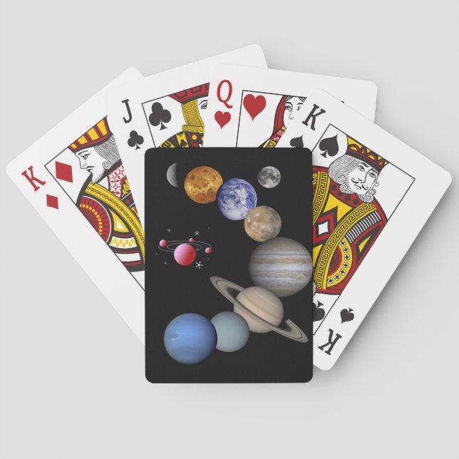 Jeu De Cartes Planètes Jouer Cartes Deck (dos)