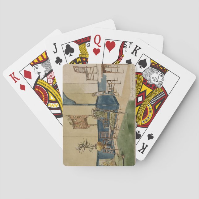 Jeu De Cartes Plans anglo-japonais, c.1860 (pen & black ink & (dos)