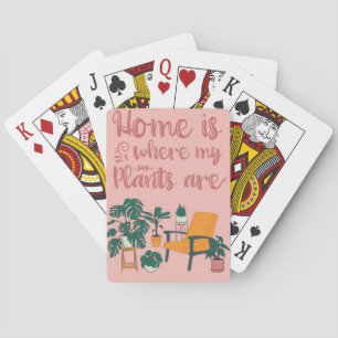 Jeu De Cartes Plante Lover Home Est L'Endroit Où Mes Plantes Son