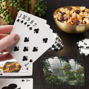 Jeu De Cartes Plantes à l'intérieur de la serre le jour de la pl