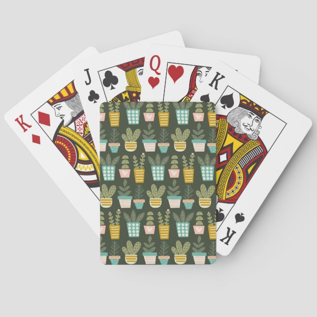 Jeu De Cartes Plantes succulents (dos)