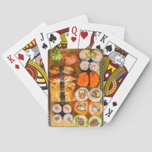 Jeu De Cartes Plaque de sushi exotique fraîche