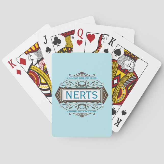 Jeu De Cartes Plate-forme 5 de Nerts (dos)