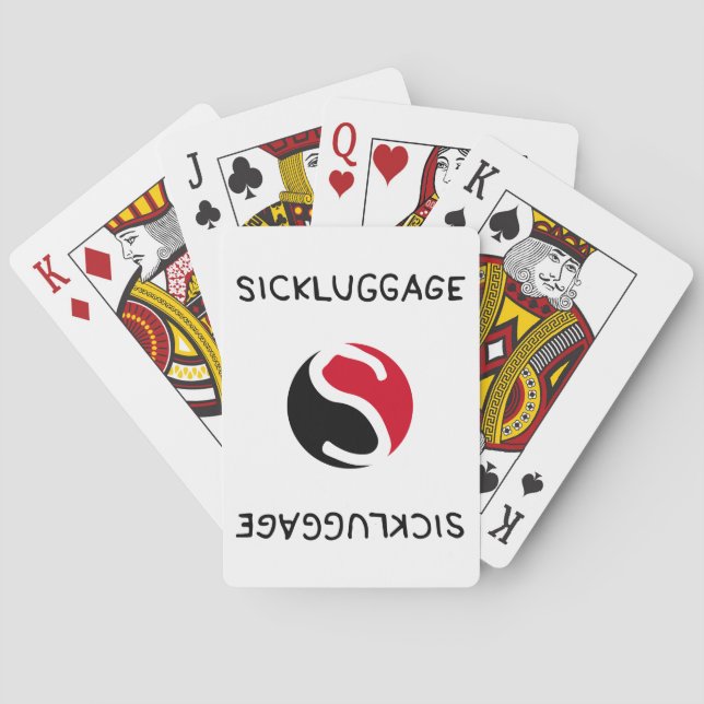 Jeu De Cartes Plate-forme des cartes - logo de SICKLUGAGE (dos)