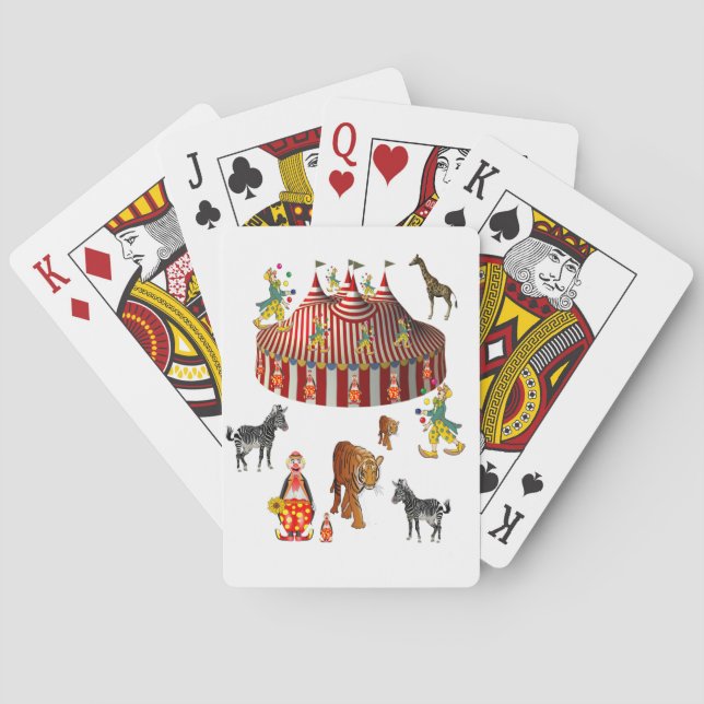 Jeu De Cartes Plateau de carte de jeu de cirque (dos)