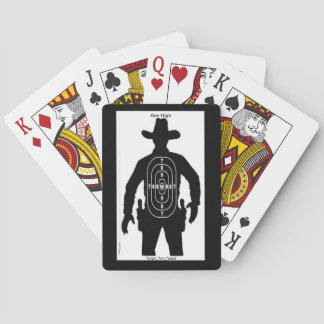 Jeu De Cartes Plateau de cartes avec un modèle de cow-boy