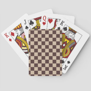 Jeu De Cartes Plateau de contrôle Brown café