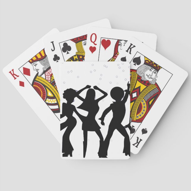 Jeu De Cartes Plateau de disco Ajoutez votre propre image (dos)