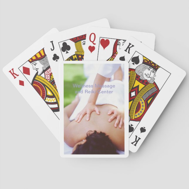 Jeu De Cartes Plateau personnalisé de cartes (dos)