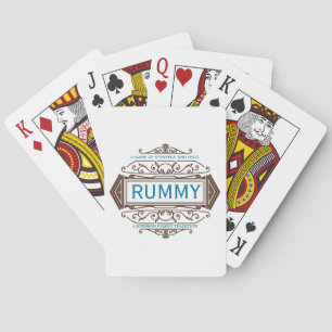 Jeu De Cartes Plateau Rummy Custom Family Card