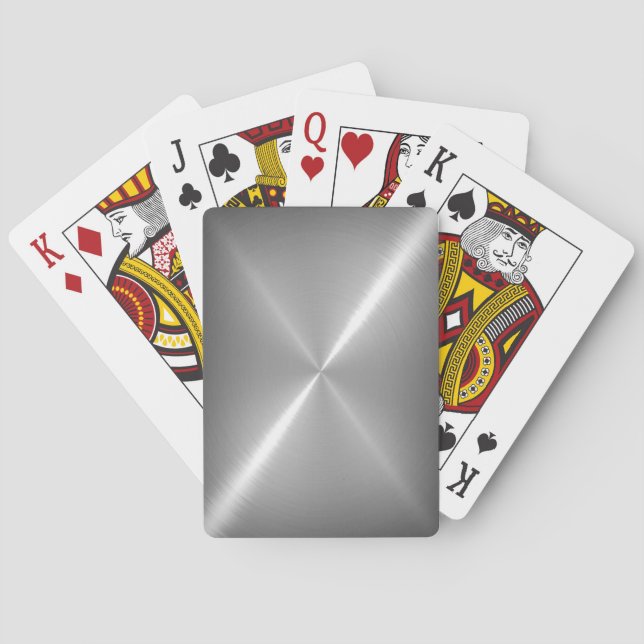 Jeu De Cartes Platinum Stainless Shiny Metal (dos)