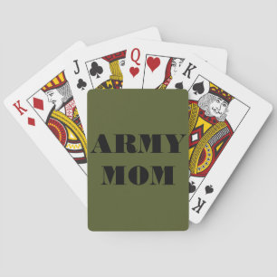 Jeu De Cartes Playing Cards Army Mom