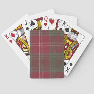 Jeu De Cartes Playing Cards Chisholm Weathered Tartan