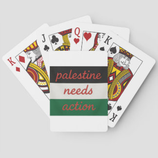 Jeu De Cartes Playing Cards Palestine needs Action