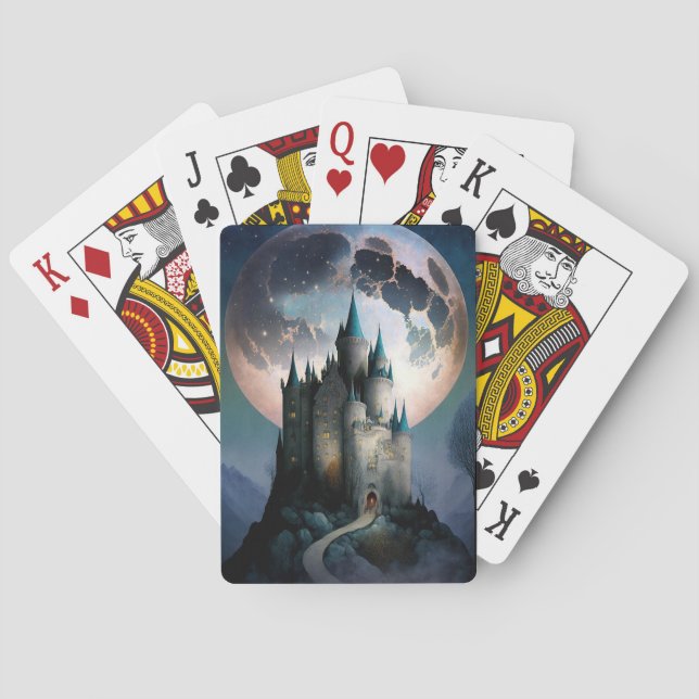 Jeu De Cartes Pleine lune du château d'Imaginaire magique (dos)