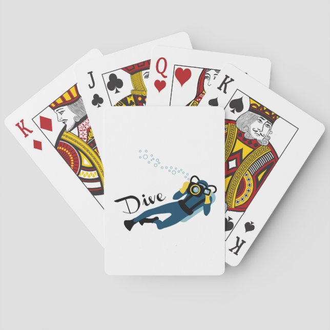 Jeu De Cartes  Plongée (dos)