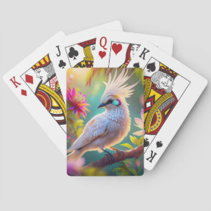 Jeu De Cartes Plumes rousses à crête juvénile Dove Imaginaire Oi
