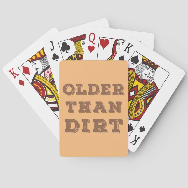 Jeu De Cartes Plus âgé que la tête (dos)