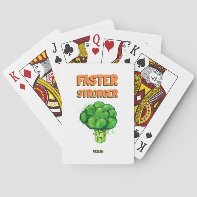 Jeu De Cartes Plus Rapide Plus Fort Végétalien (dos)