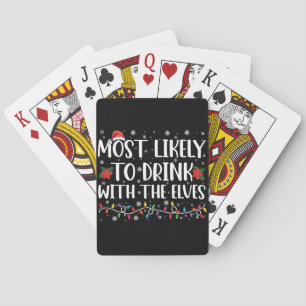 Jeu De Cartes Plus susceptible de boire avec les elfes Boire des