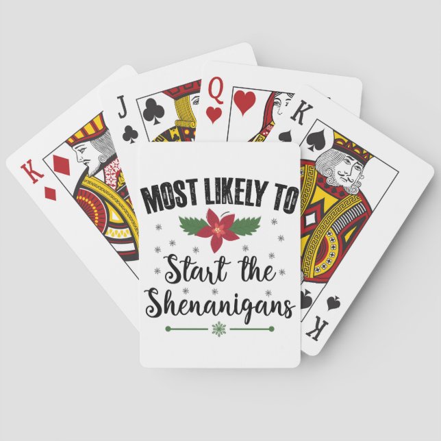 Jeu De Cartes Plus susceptible de déclencher les Shenanigans de  (dos)