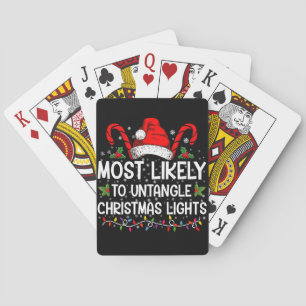 Jeu De Cartes Plus susceptible de démêler les lumières de Noël à