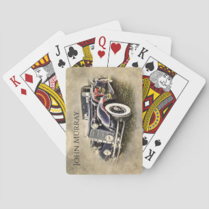 Jeu De Cartes Pneus Vintages auto personnalisés
