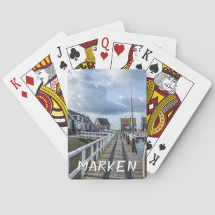 Jeu De Cartes Poche en bois à Marken, Pays-Bas
