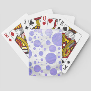 Jeu De Cartes Point Polka Soleil Violet