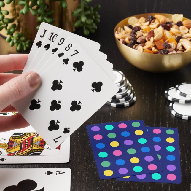 Jeu De Cartes Points Géométriques Colorés (In Situ)