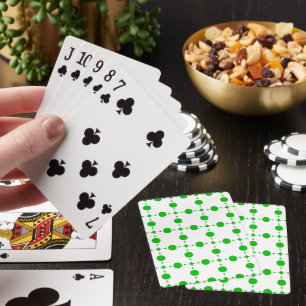 Jeu De Cartes Pois verts, Motif à points Polka, points, pointill