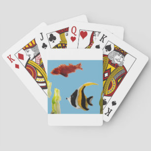 Jeu De Cartes Poisson Ange d'Art Aquatique