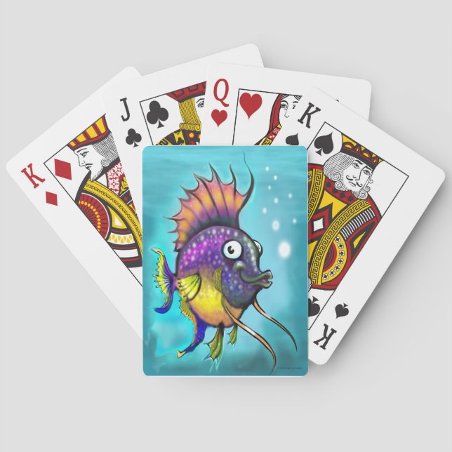Jeu De Cartes Poisson arc-en-ciel (dos)